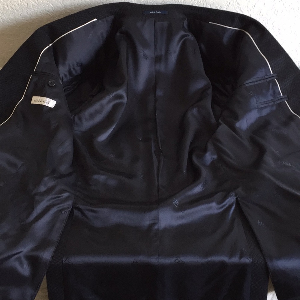 Versace collection navy black blazer - Picture 5 of 8